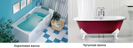 Акриловая или чугунная ванна в Жлобине: что лучше?